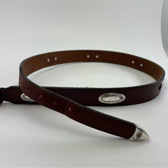 Brighton Leather Belt with Silver Hardware - Picture 10 of 12